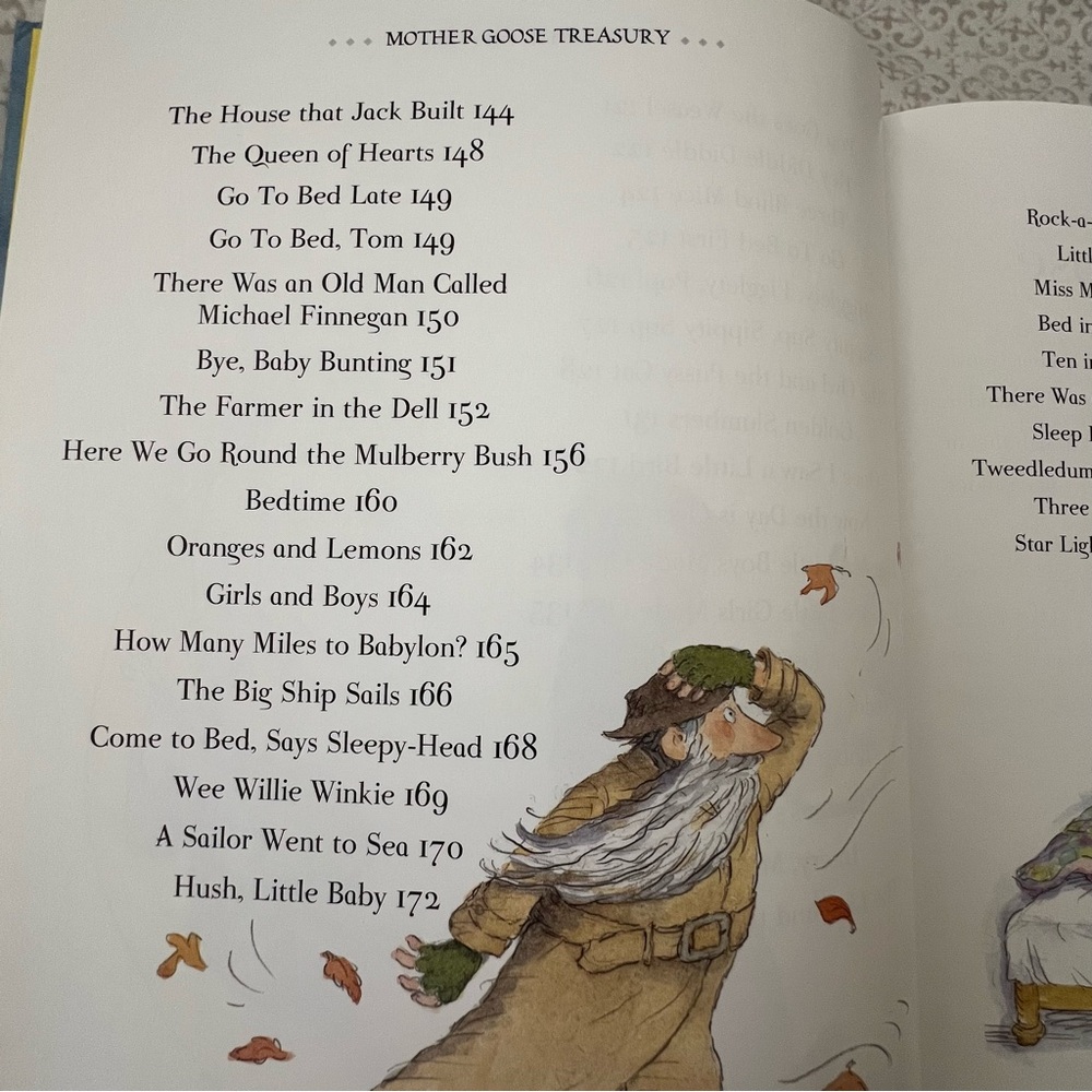 Mother Goose Treasury: A Beautiful Collection of Favorite Nursery Rhymes - Picture 10 of 12